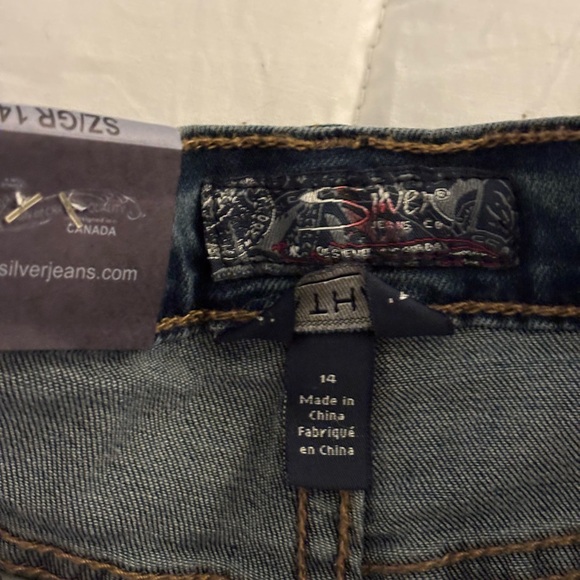 Silver Jeans Dark Blue Denim Pants (Boys) NWT - Picture 5 of 9